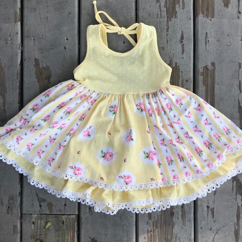 Swoon Baby Yellow Floral Dress